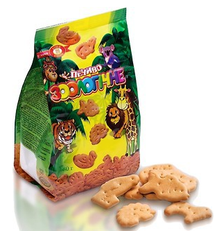 Печиво ХБФ Бісквіт-Шоколад Зоологічне, 180г